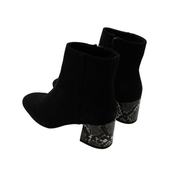 Sugar Womens Olive Faux Suede Zipper Ankle Boots - Picture 7 of 7